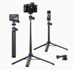 NEW! Lightweight Camera Tripod Stand for GoPro Selfie Stick 62" Extendable 360°